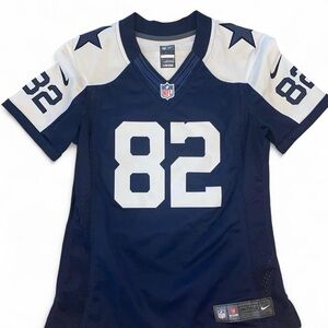 Nike NFL cowboys witten 82 Blue and White Football Jersey